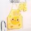 FANIELLAPOWELL Yếm, Tạp dề chống nước hoạt hình, Áo choàng chống bẩn sáng tạo Tranh nhà bếp Smock cho trẻ em