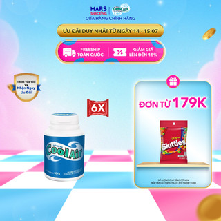 Combo 6 hũ kẹo Sing-gum Cool Air Candy hương bạc hà - khuynh diệp hũ 38 viên