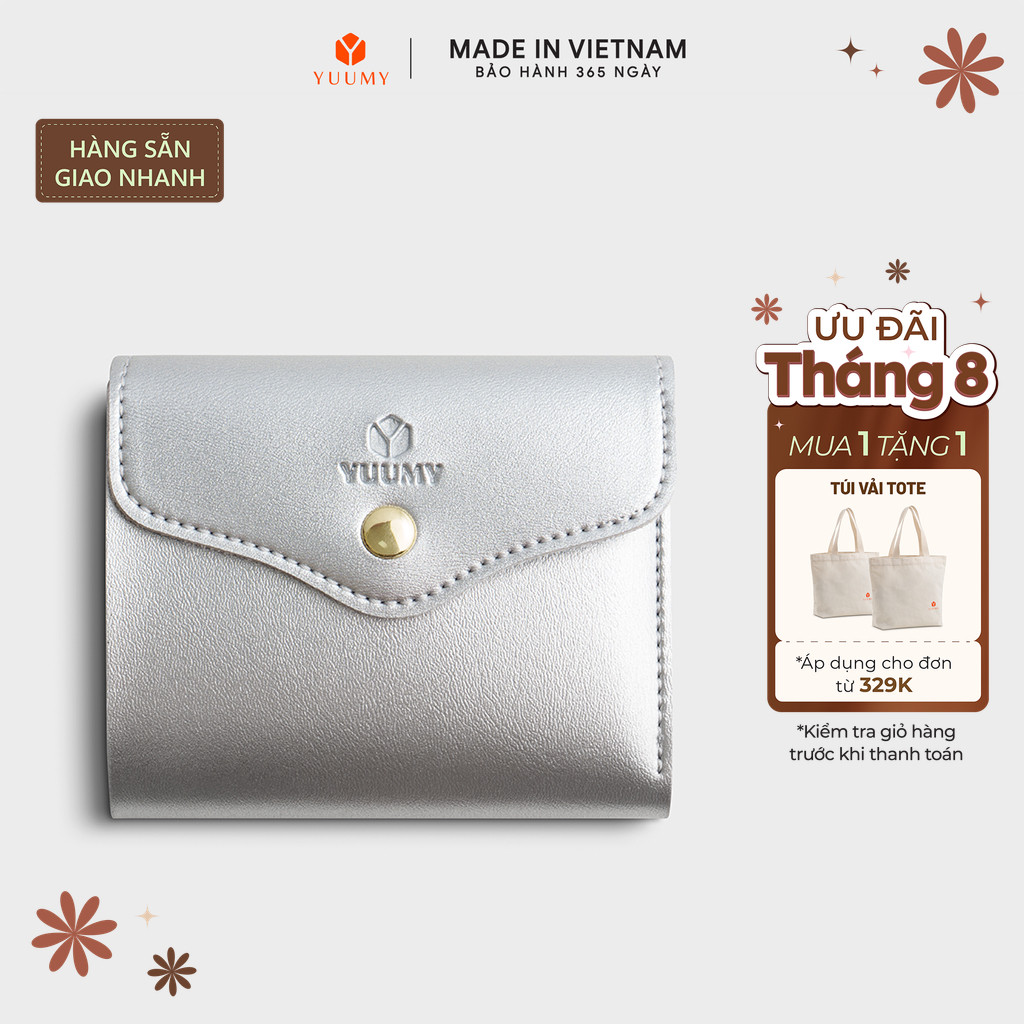 Ví Yuumy ( Thời trang nữ dáng cầm tay nhỏ gọn – Ví da Seasand YV59) Bagsmart