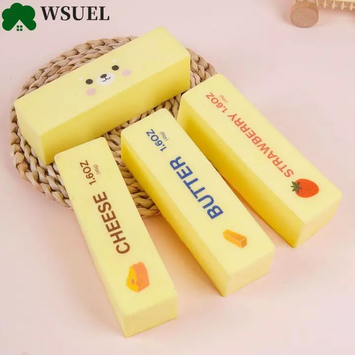 Đồ chơi Squishy bơ WSUEL, Đồ chơi Fidget họa tiết mềm thực tế, Đồ chơi trẻ em Đồ chơi trẻ em co giãn tăng chậm Nhẹ nhàng Bóp que bơ Đồ chơi ép cho trẻ em Người lớn