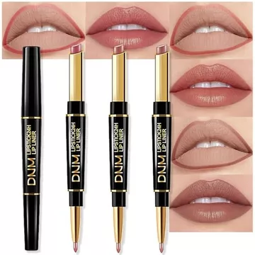 Evpct 1 Bộ Son Môi Và Son Môi Ruby Red dành cho Nữ Bộ Môi Mờ Có Son Lót Môi Vết Bẩn Môi Lâu Dài Chống Thấm Nước 24 Giờ Son Môi Và Son Môi Combo Bút Chì