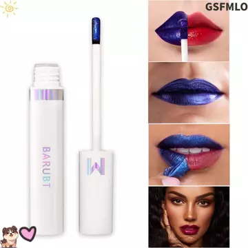 GSFMLO Lip Stain Tint, Hình xăm lột da chống thấm nước, Cải thiện làn da Son môi kim loại lâu trôi Làm đẹp thường ngày