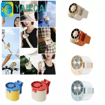 Quạt cầm tay cầm tay GLENES, Quạt xe đẩy có thể điều chỉnh 3 tốc độ có thể sạc lại USB, Kẹp cầm tay mini hoạt động yên tĩnh Quạt làm mát mini Ký túc xá