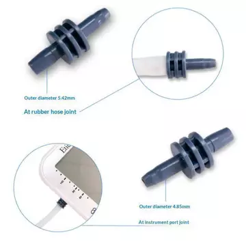 MATQPELHUNE 1 Chiếc Máy Đo Huyết Áp Kỹ Thuật Số Cánh Tay Vòng Tay Đầu Nối Ống Đơn Thay Thế Cho Cánh Tay Máy Đo Đo Đo Huyết Áp VN