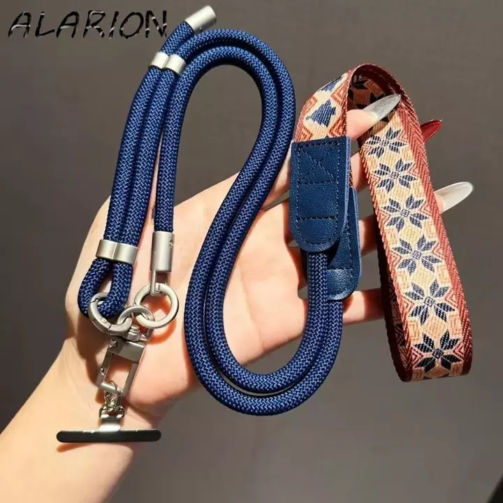Dây đeo điện thoại chống mất ALARION, Móc kim loại có thể điều chỉnh Móc kim loại Dây điện thoại, Dây đeo điện thoại Xoay 360 độ Đa năng Chống mất Dây đeo điện thoại đa năng Vòng cổ