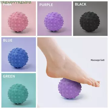 Quả bóng massage tập Yoga TRENDYTRENDZ, Quả bóng massage tập thể dục đầy màu sắc lồi, Massage điểm trị liệu cổ Hình sầu riêng Bóng massage cầm tay cho bàn chân / vai / cổ