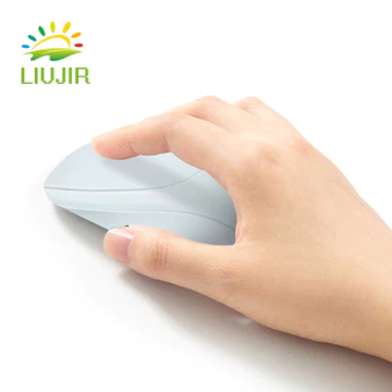 Chuột không dây LIUJIR Macaron, Chuột không dây công thái học có thể sạc lại 2.4Ghz + BT5.0, Chuột chơi game tiện lợi Chuột không dây Morandi không ồn ào Văn phòng / Nhà