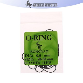Onetimingfine 1Pack 0.5 / 0.6 / 0.7 / 0.8MM Đồng hồ O-Ring Cao su chống nước Mặt sau Đồng hồ Gioăng VN