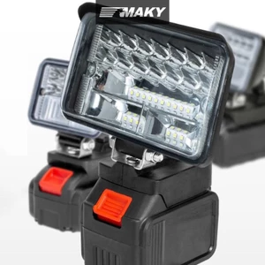 Newwellknownepic Cho 18V-36V Li-ion LED Đèn Làm Việc 3 / 4 Inch Đèn Pin Di Động Khẩn Cấp Lũ Đèn Cắm Trại VN