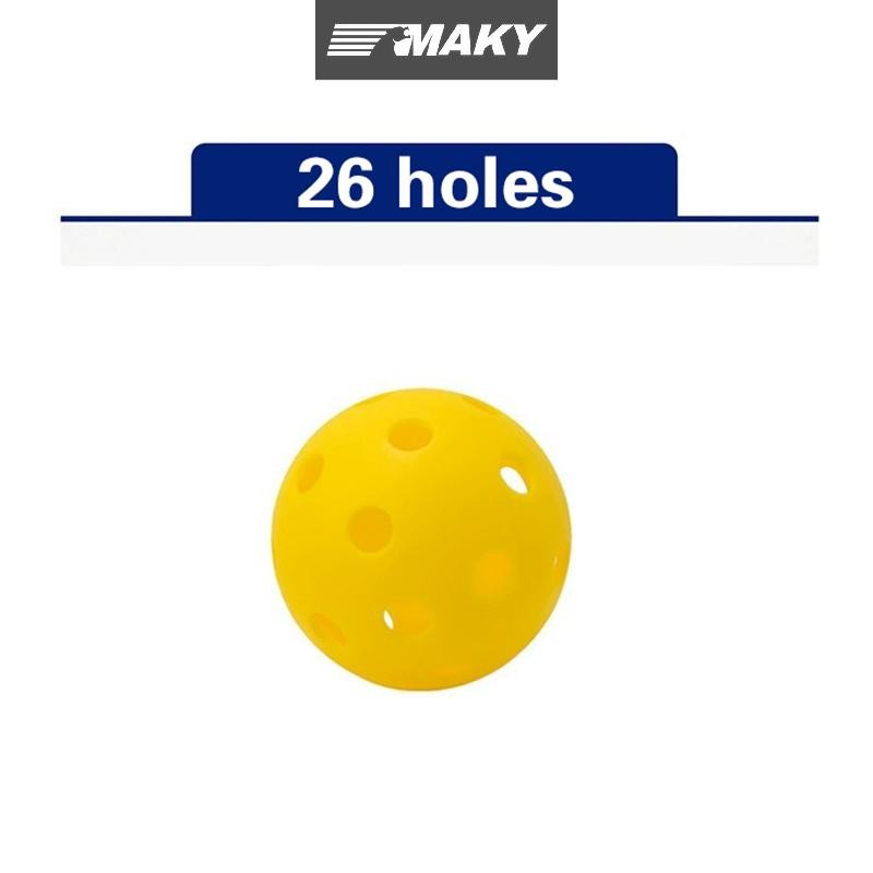 Newwellknownepic Pickleball Tiêm đúc đàn hồi 40 lỗ - TPE Độ đàn hồi Thể thao ngoài trời Trải nghiệm chơi VN