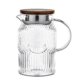 Hoa Văn Mặt Trời Ấm Siêu Tốc Lạnh Hộ Gia Đình Chịu Nhiệt Độ Cao Borosilicate Hoa Ấm Trà Thủy Tinh Dung Tích Lớn Cốc Trà POVE