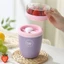 ROLY Qua Đêm Yến Mạch Cốc Ăn Sáng, Chống Rò Rỉ Với Thìa Cốc Sữa Chua Bát, Cói Có Thể Tái Sử Dụng Trái Cây Salad Cốc Yến Mạch Ngũ Cốc Hạt