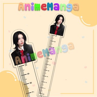 Thước Kẻ Em Xinh Lyhan dễ thương chất liệu acrylic trong suốt