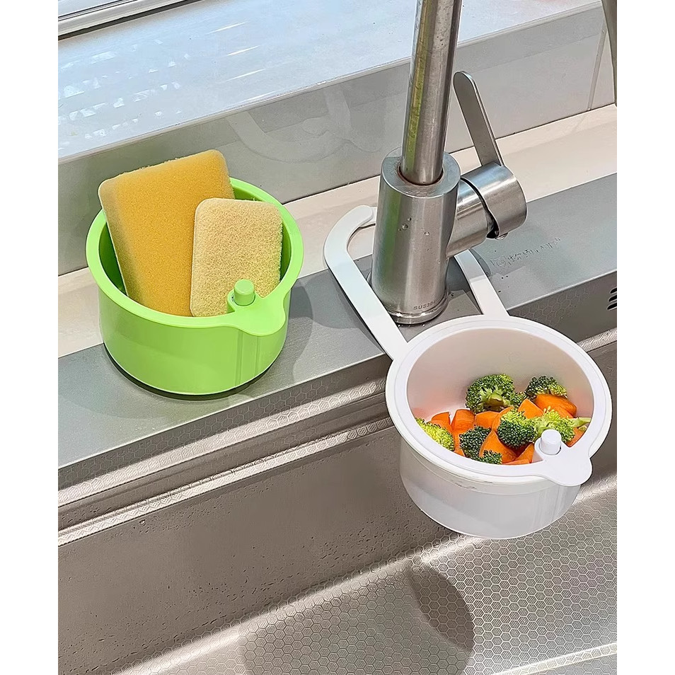 Bộ lọc rác treo bồn rửa- Giỏ làm sạch rau quả chống tắc nghẽn- Dễ dàng làm sạch