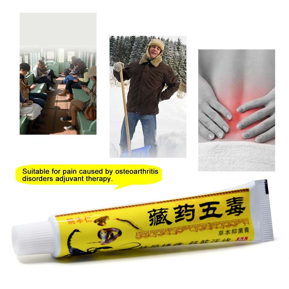 Đốt Sống Lưng Cổ Vai Gáy-Cao Xoa Bóp Ngũ Độc Tây Tạng Hỗ Trợ Giảm Đau Nhức Xương Khớp