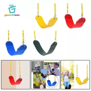 Gamchiano EVA Swing Seat w / 66inch Chain Garden Backyard Swing Set Tải trọng 110kg cho trẻ em