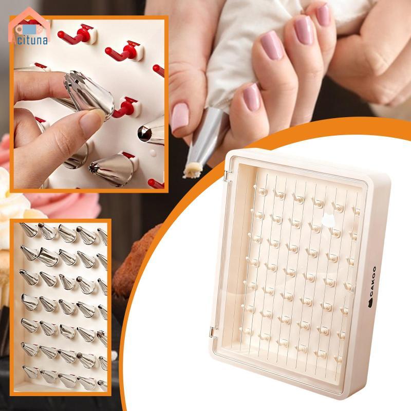 Piping Tip Sắp Xếp Hộp Độ Bền Cao Cấp Dễ Dàng Lắp Đặt Tiết Kiệm Không Gian Chắc Chắn Dung Tích Lớn Treo Tường Hộp Bảo Quản
