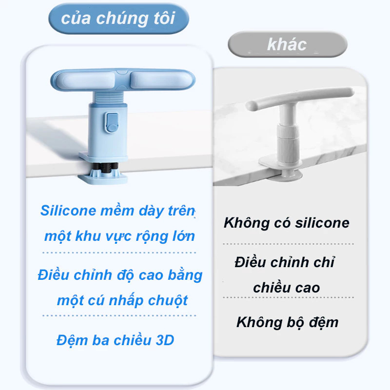 Giá Đỡ Chống Cận Thị Và Gù Lưng Cho Bé – Đỡ Cằm Chỉnh Tư Thế, Giữ Khoảng Cách An Toàn, Chống Mỏi Mắt
