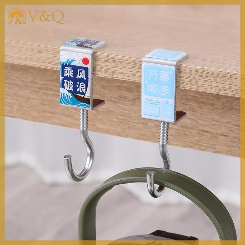 Littleloves1 Dễ Thương Túi Di Động Móc Hoạt Hình Kim Loại Bàn Bên Túi Giá Treo Túi Móc Treo Túi Xách Giá Đỡ Bàn Móc Văn Phòng Bàn Phụ Kiện EN