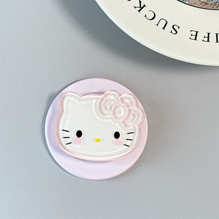 Dễ Thương KT Cat Trơn Tròn Từ Tính Giá Đỡ Điện Thoại Cho IPhone 16 15 14 13 12 Pro Max 14 Plus Có Thể Gập Lại Vòng Tay Co Giãn Để Bàn Đứng P1
