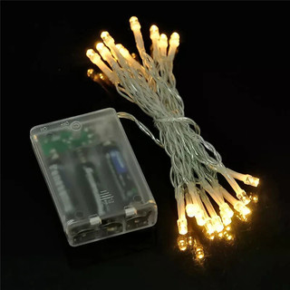 Đèn dây cổ tích LED chống nước hoạt động bằng pin AA, Đèn Giáng sinh ngoài trời 3M 5M 10M cho tiệc cưới Trang trí sân vườn Giáng sinh