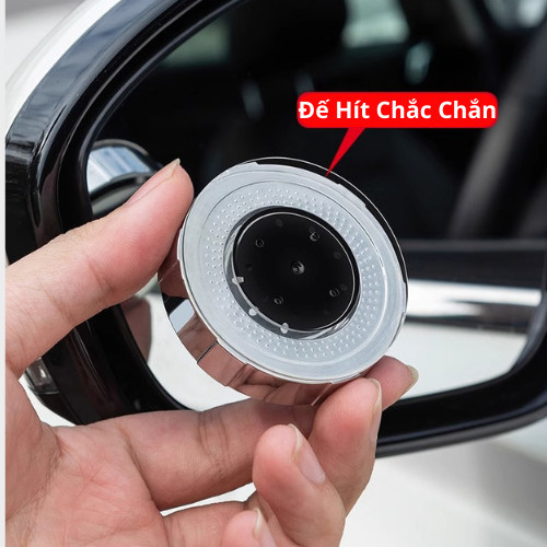 【COD】Bộ 2 gương cầu lồi ô tô 360 độ cao cấp hít kính chắc chắn giải pháp hoàn hảo xóa điểm mù cho xe hơi an toàn