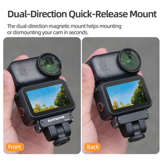 Dành cho DJI OSMO Nano Bộ chuyển đổi từ tính hai chiều 1 / 4 Bộ phận mở rộng Xoay có thể điều chỉnh Phụ kiện bảng phát hành nhanh