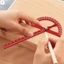 Thước vuông T có thể điều chỉnh với tỷ lệ kép cho công cụ đo và đánh dấu DIY chế biến gỗ
