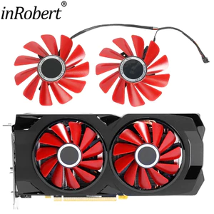 Ii2 Cái / lốc Dành Cho HIS / SAPPHIRE / XFX RX 570 RS RX470 RX480 Card Đồ Họa Quạt Làm Mát Thay Thế 85MM FY09010H12LPB Video Card Fan * *