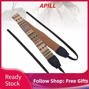 Apill Dây đeo máy ảnh Oreilet Vintage đầy màu sắc Phong cách dân tộc Vai cổ có thể điều chỉnh phổ biến dành cho các nhiếp ảnh gia DSLR Mirrorless (Phong cách 6)