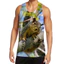 Sóc 3D In Hình Tank Top Dành Cho Nam Nữ, Đồ Họa Không Tay Hip Hop Dạo Phố Mới Lạ Áo Vest, Mềm Mại
