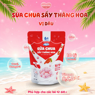 Sữa Chua Sấy Khô YoBite Kids 20Gr Vị Dâu Tây - Bổ Sung Lợi Khuẩn Probiotics - Hỗ Trợ Ăn Dặm Cho Bé