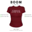 BOOM Áo Baby Tee Nữ Cotton Ôm Body-Áo Thun Ngắn Tay Y2K In Hình PhongCách Mùa Hè, Cổ Tròn Hàng Đầucách hàn quốc phong725