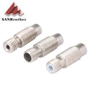 Phụ kiện máy in 3D Ống họng E3D V6 Chất liệu thép không gỉ hoàn toàn bằng kim loại Ống giao hàng 1,75mm / 4.1mm Vật tư tiêu hao 6.30 CLZ0
