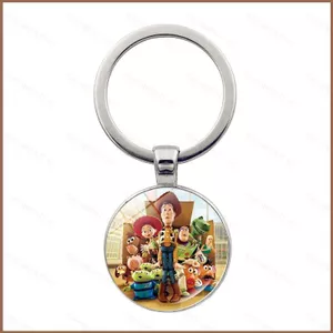 Câu chuyện đồ chơi SQ11 5 Móc khóa Acrylic Anime Charm Lilypad Buzz Lightyear Mặt dây chuyền bền cho ba lô & chìa khóa