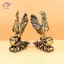 HFTOY Luy Và Fortune Rooster Trang trí Big Co Các bức tượng nhỏ bằng đồng nguyên chất Các bức tượng nhỏ học tập Trang trí máy tính để bàn Trang trí nội thất ~