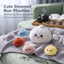Móc khóa Squishy sang trọng QEARY, Buns hấp mềm mại Buns Squishy Móc khóa, Buns hấp mô phỏng mới Buns hấp sang trọng Phụ kiện túi móc khóa hấp dễ thương
