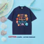 （Giao hàng 24h）Angela Áo Thun Đi Biển Unisex Cotton Premium | Nam Nữ Bé Trai Bé Gái | Form Suông Regular Fit Mềm Mát