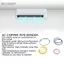 Belleshopp Yunseity 4 Chiếc Máy Uốn Ống Đồng Tích Hợp Chiều Dài 1.2M Với Dải Mã Màu Cho 1/4in 3/8in 1/2in 5/8in Uốn Ống Điều Hòa Không Khí HVAC