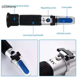 Máy đo khúc xạ GCDHome 0 ~ 80% v / v cầm tay dụng cụ đo tinh thần HOT