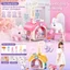 Đồ Chơi Nhập Vai Nhà Kéo Thú Cưng Thỏ Bông Có Âm Thanh Lắc Lư Phụ Kiện Chăm Sóc Đa Dành Cho Trẻ