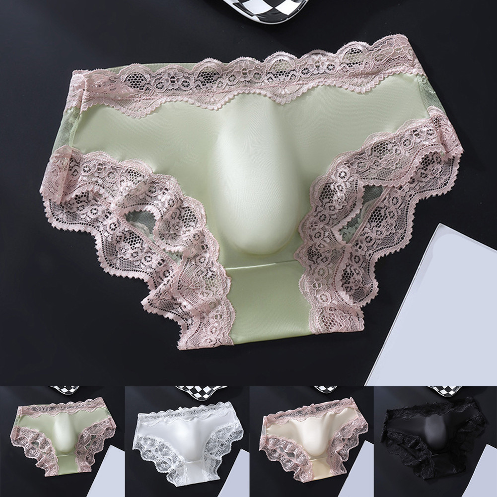 Quần Lót Ren Lụa Gợi Cảm Cho Nam - Co Dãn Cao 3D