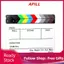 Apill SENECESLI Phim acrylic Clapperboard Xóa khô từ tính với dải hiệu chỉnh màu 11,8x9,5 inch Tấm gỗ giám đốc chuyên nghiệp để làm phim Trang trí phòng thu (Trắng)
