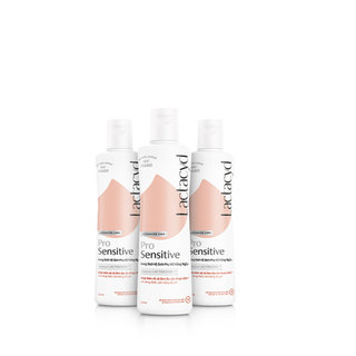 Bộ 3 chai Dung Dịch Vệ Sinh Phụ Nữ Lactacyd Pro Sensitive Cho Da Nhạy Cảm 250ml/chai