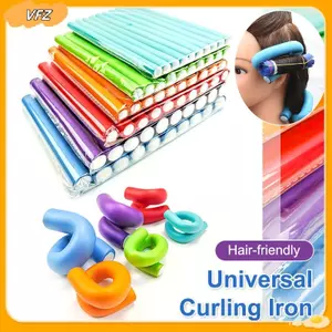 VFZ 10 Chiếc Thanh Uốn Tóc Linh Hoạt Máy Uốn Tóc Máy Làm Xốp Mềm Uốn Cong Xoắn Con Lăn Flexi Dụng Cụ Tạo Kiểu Không Con Lăn Nhiệt Nóng Perm Ironing Rod Louislifecool
