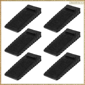 6 Gói Chặn Cửa Nêm Cao Su - Nút Chặn Cửa Chắc Chắn Và Có Thể Xếp Chồng - Chặn Cửa Cao Su Chống Trơn Trượt Hoạt Động Trên Tất Cả