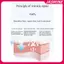JASMINE 10Pc Miếng Lót Trước Chống Nhăn Có Thể Tái Sử Dụng Miếng Dán Dưỡng Ẩm Stiers Chống Lão Hóa JASMINE