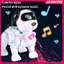 JASMINE Robot Chó Có Thể Lập Trình Thú Cưng Điện Tử Đi Bộ Thông Minh Đồ Chơi Tương Tác Cảm Ứng Cảm Biến Đóng Thế Động Vật Cho Giờ Chơi JASMINE