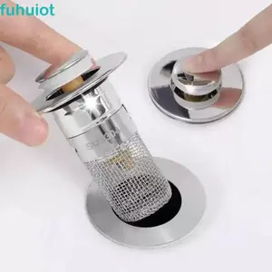 Ống thoát nước bồn rửa bật lên FUHUIOT, Bộ lọc thoát nước nhanh thoát nước thoát nước thoát nước, Máy bắt tóc bền chống tắc nghẽn Không tràn bồn rửa cắm vòi hoa sen