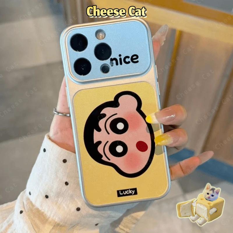 Ốp điện thoại da in hình nhân vật hoạt hình ngộ nghĩnh màu sắc dễ thương cho iPhone 14 13 17 Pro 15 16 11 12 Pro Max Xs